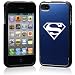 Search : Apple iPhone 4 4G Blue Hard Case Aluminum Plated Superman