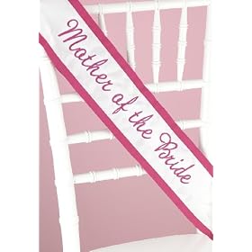 Mother of the Bride Party Sash