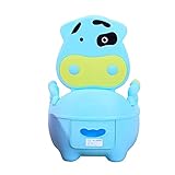 子供用便座便器・牛・ベビー用便座便器・幼児用便座便器・ベビー・幼児用椅子・ベビー用便座便器 (ブルー)