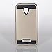BLU Studio XL D850Q Tough Hybrid Armor Shock Resistance Proof Case (VGC Gold)