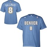 Adidas Denver Nuggets Danilo Gallinari Game Time T-Shirt Small