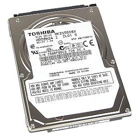 Toshiba MK2555GSX 250GB 2.5" SATA 5400RPM NOTEBOOK HARD DRIVE 8MB CACHE