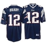 Tom Brady Patriots Reebok Men's NFL Authentic Team Color Jersey