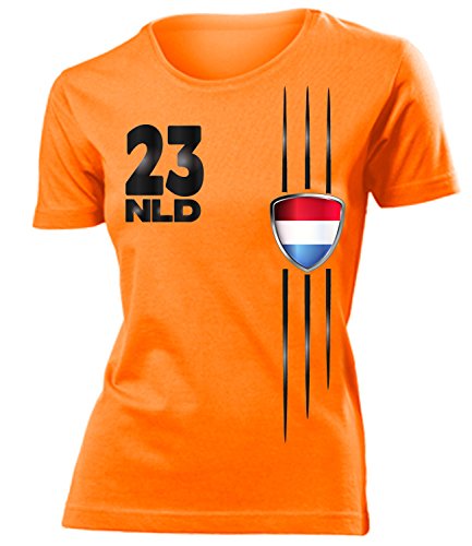 FUSSBALL – NIEDERLANDE FANSHIRT 3299(F-ORA) Gr. XXL