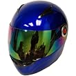 Motorcycle Motocross MX ATV Dirt Bike Full Face Youth Helmet Blue