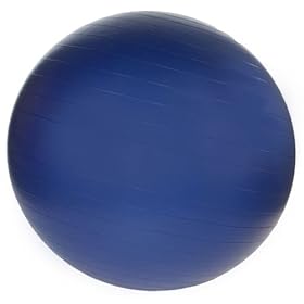  j/fit 85cm Anti-Burst Gym Ball (Navy Blue)