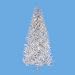 7.5' Pre-Lit Artificial Designer Silver Ice Christmas Tree - Clear Lights