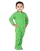 Footed Pajamas Emerald Green Infant Fleece