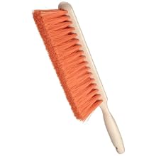 Weiler 42213 Polystyrene Counter Duster with Wood Handle, 2-1/2" Head Width, 9" Overall Length, Natural