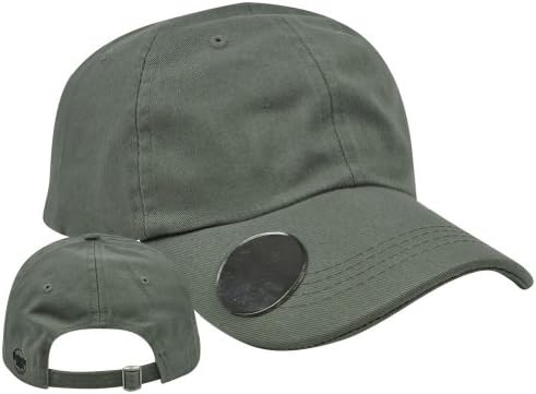 Olive Rusty Plain Built In Bottle Opener Hat Cap Garment Wash Blank Sun Buckle