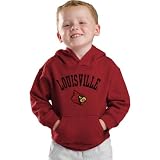 Louisville Cardinals Kids 4-7 Red adidas Tackle Twill Hooded Sweatshirt
