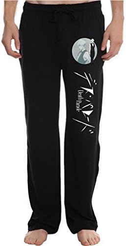 HHUAX Men's Decim Death Parade Running Workout Sweatpants Pants M Black