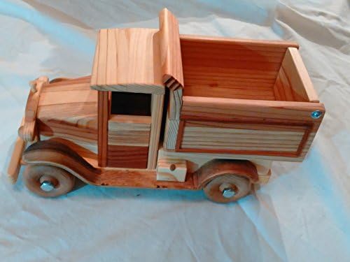 Handmade Wooden Early Model Toy Dump Truck