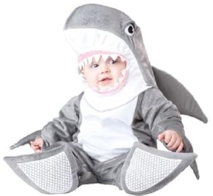 InCharacter Costumes, LLC Silly Shark, Grey/White, Medium(12-18 Months)
