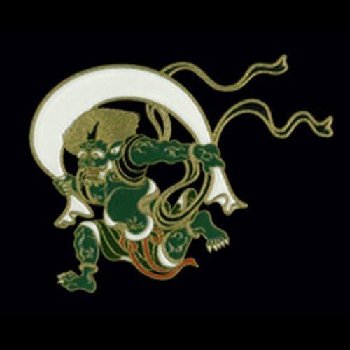 Fujin Wind God Makie sticker from Japan by Craft Kyoto