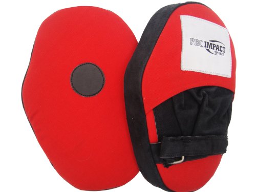 Pro Impact Sports - Canvas Punch Mitts - Black/Red