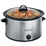 Crock- Pot 3040-BC 4 Qt Round Manual Slow Cooker S