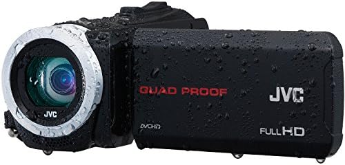JVC Everio GZ-R10BU Quad Proof Dynamic Zoom Full HD 1080p Video Camcorder (Certified Refurbished