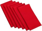 DII Napkin, Rich Red Napkin, Set of 6