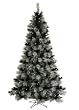 6.5' Pre-Lit Black Ash Artificial Christmas Tree - Clear Lights