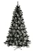 6.5' Pre-Lit Black Ash Artificial Christmas Tree - Clear Lights