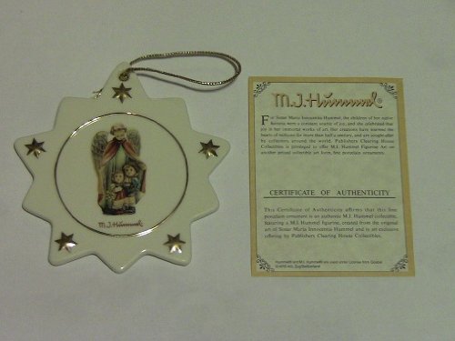 M.I. Hummel Porcelain Star Shaped Christmas Tree Ornament B558 Heavenly Protection M.I. Hummel Porcelain Star Shaped Christmas Tree Ornament B558 Heavenly Protection
