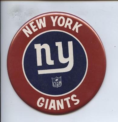 Vintage NFL New York Giants 6 Inch Pin EX - NFL Pins and Pendants