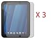 High Quality HP TouchPad Clear Screen Protector Guard Bundle (3 Pack)
