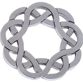 Hanayama USHY23 Coaster Cast Metal Brain Teaser Puzzle by Hanayama