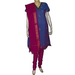 Cotton Salwar Kameez Printed Dress Size S (slk474)