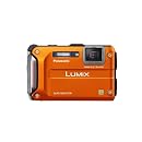 Panasonic Lumix Ts4 121 Tough Waterproof Digital Camera With 46x Optical Zoom Orange
