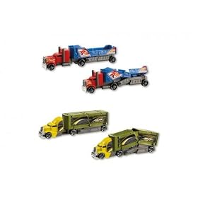 Hot Wheels - W4657 - Radio Commande V�hicule Miniature - Crashin Rigs - Green Boxed