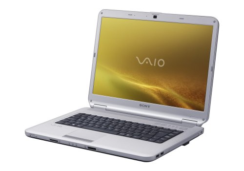 Sony VAIO VGN-NS110E & S 15.4-Inch Laptop (2.0 GHz Intel Pentium Dual-Core T3200 Processor, 2 GB RAM, 160 GB Hard Drive, Vista Premium) Silver image
