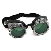 Cybersteam Goggles in Green and Silver