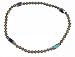 Anklet - A86 - Stretch - Swarovski (tm) Crystal and Fire Polished Glass Beads ~ Smoky Quartz