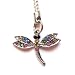 Cell Phone/ Camera / Bag/ Charm Strap Beautiful Colorful Diamond Dragonfly