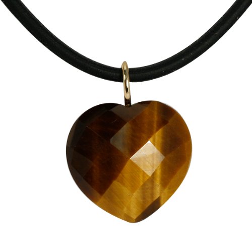 Bella Donna Damen-Halskette 333 Gelbgold 1 Tigerauge 905214 Preisvergleich