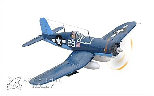 8 CH SKY FLIGHT HOBBY BLUE F4U Corsair 4S 1200mm RC Warbird Airplane PNP