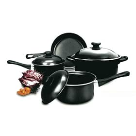 Heuck 32001 7 Piece Nonstick Steel Cookware Set