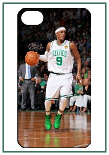 Rajon Rondo Boston Celtics NBA iPhone 4s iPhone4s Black Designer Hard Case Cover Protector Bumper