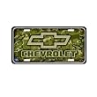 Chevy Camo Metal Auto Tag