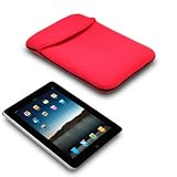 APPLE IPAD NEOPRENE POUCH CASE – RED PART OF THE QUBITS ACCESSORIES RANGE