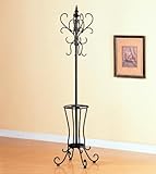 Black Metal Coat Rack By Coaster Furniture