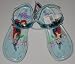 Disney The Little Mermaid Princess Ariel Light up Sandals shoes Size 7 for Girls [ NO BOX ]