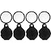Hestya 10X Mini Magnifying Glass Folding Pocket Magnifier Bigeye Glass Loupe with Black Rotating Protective Holster for Reading Newspaper, Book, Magazine, Science Class, Hobby, Jewelry (4)