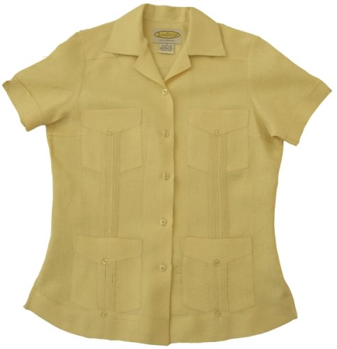  Cuban Wedding Clothing, 100% Irish Linen Yellow Wholesale Clothing