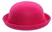 EOZY Girls Wool Felt Roll Brim Bowler Derby Hats Billycock Cloche 21