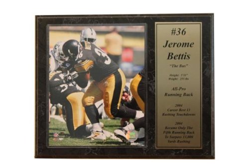 Encore Select 520-FBPIT36 Pittsburgh Steelers Jerome Bettis 12x15 Plaque
