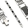 316L Stainless Steel Bracelet/Carbon Fiber - Length 7.87" (200mm) - Width 11mm