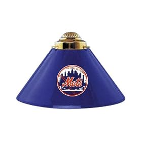 New York Mets 3pc SWAG METAL SHADE POOL BILLIARD TABLE LAMP LIGHT